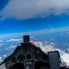 Flugwegposition um 12:50:14: Aufgenommen in der Nähe von Trieben, Österreich in 3135 Meter